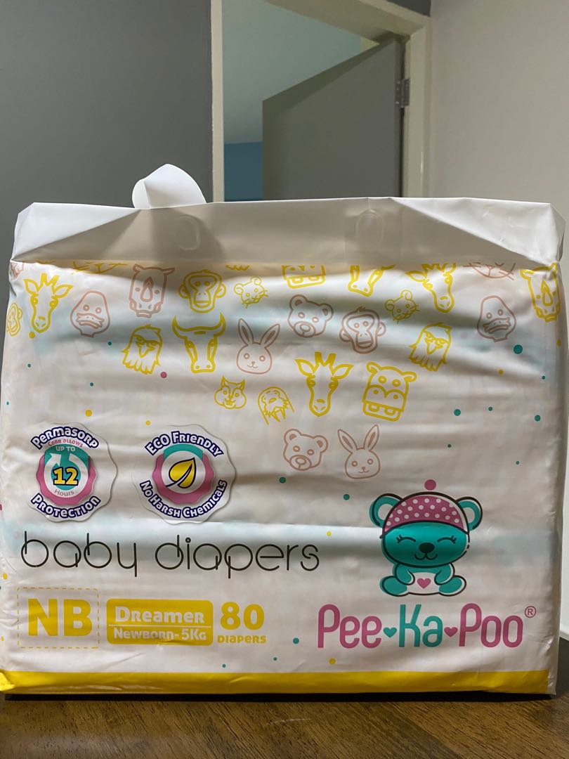 Pee-Ka-Poo diapers, Babies & Kids, Bathing & Changing, Diapers & Baby ...