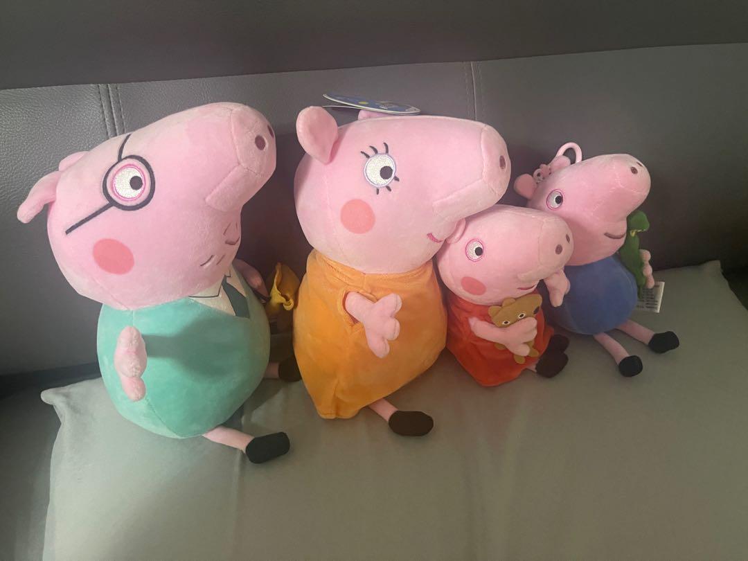 peppa pig soft toy set, Babies & Kids, Infant Playtime on Carousell