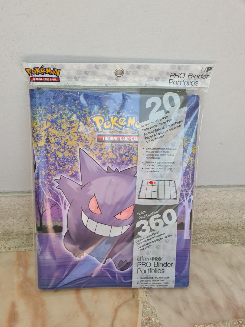 Pokemon Ultra Pro TCG Gengar Binder, Hobbies & Toys, Toys & Games on