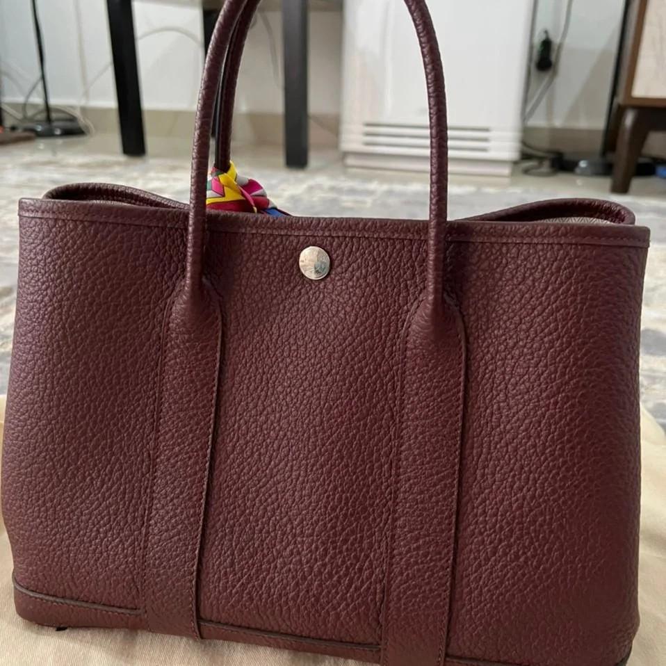 Hermes Garden Party 30 Etoupe BNIB, Luxury, Bags & Wallets on Carousell