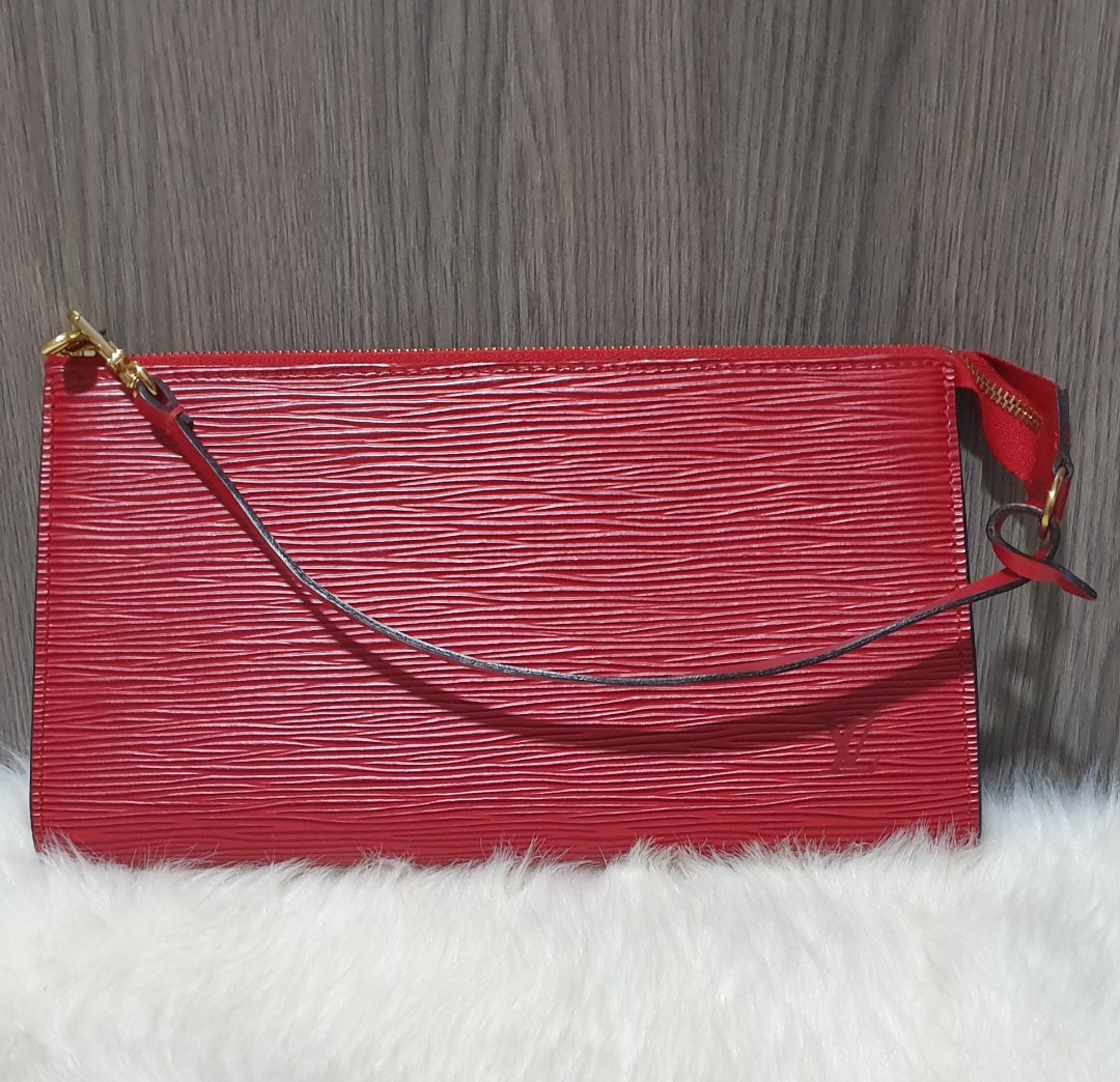 Preloved Louis Vuitton Epi Pochette Red