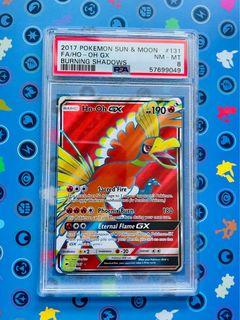 Ho-Oh GX 21/147 Near Mint Ultra Rare Burning Shadows Full Art Pokemon Card  2017