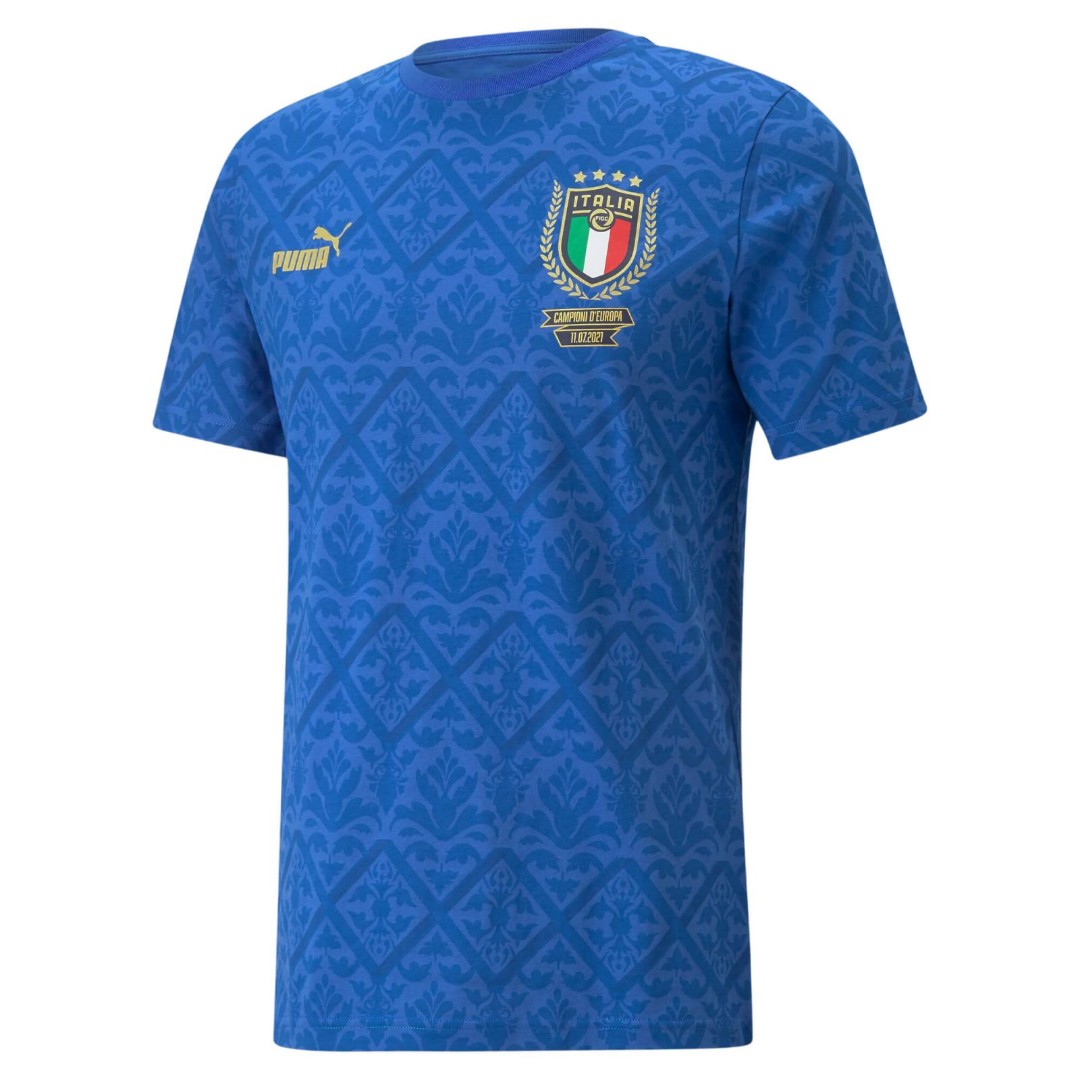 Puma Italy Winner Champion Of Europe Tee Men s Fashion