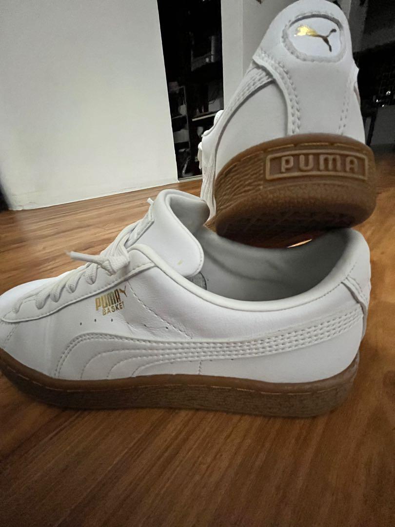 White pumas gum bottom sale