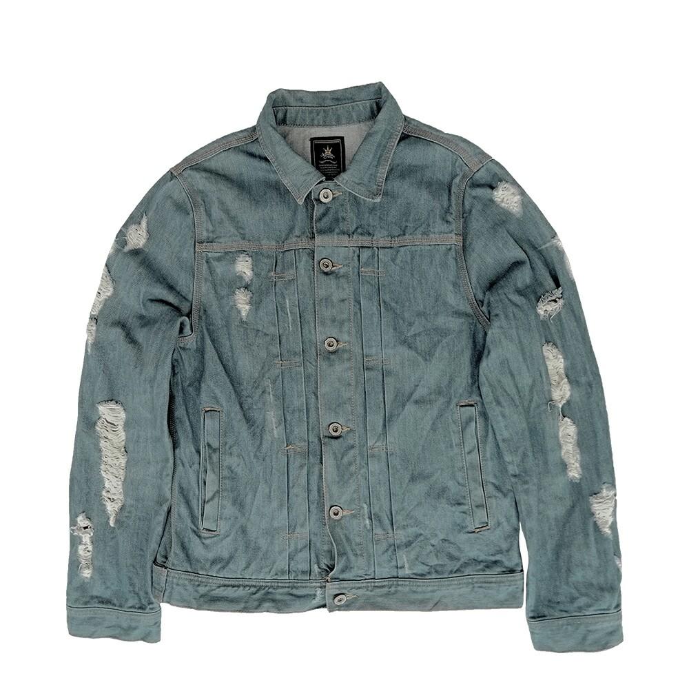 Jaket denim korea shop