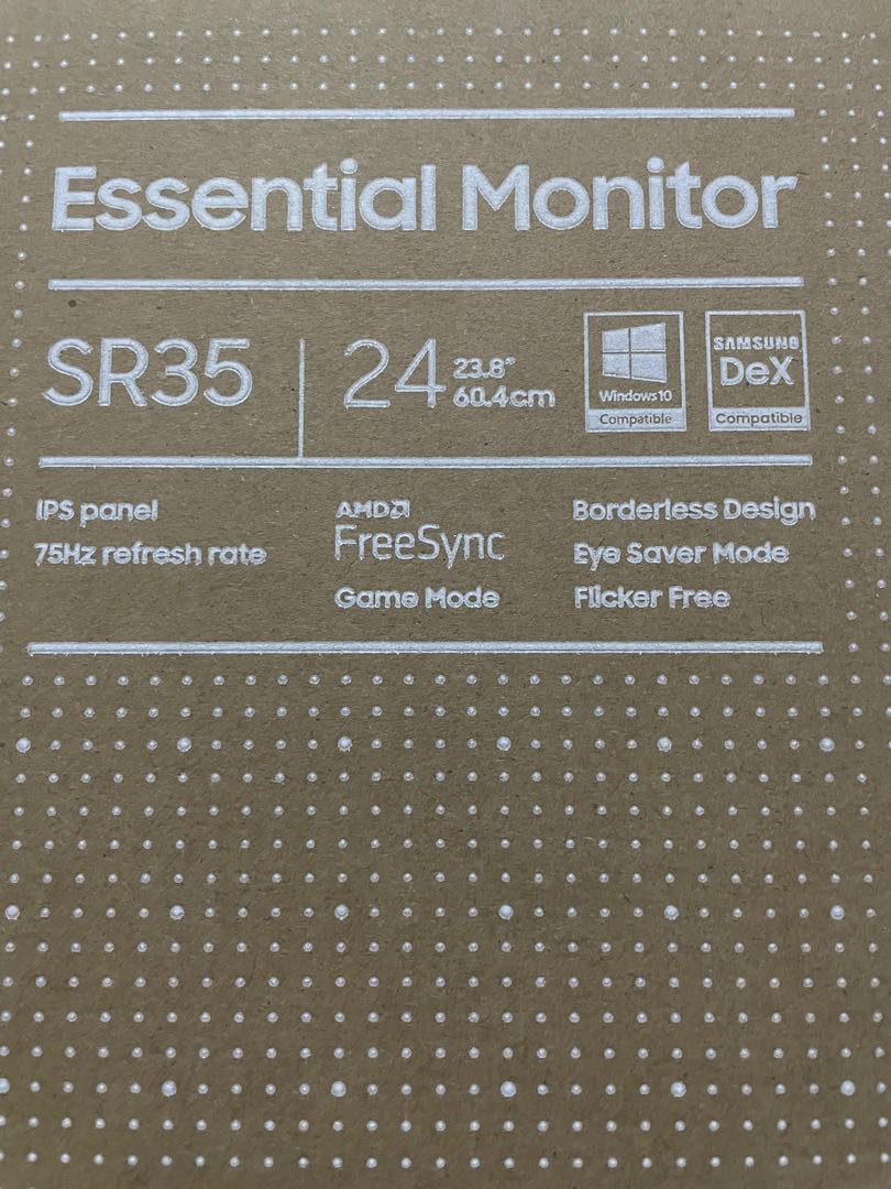 SAMSUNG ESSENTIAL MONITOR SR35 24 INCH, Computers & Tech, Office ...