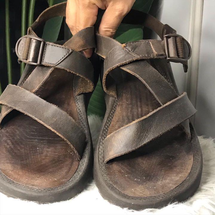Chacos Womens 10W Quilt Circles Strappy Sandals Double Strap Green Brown  Vibram | eBay
