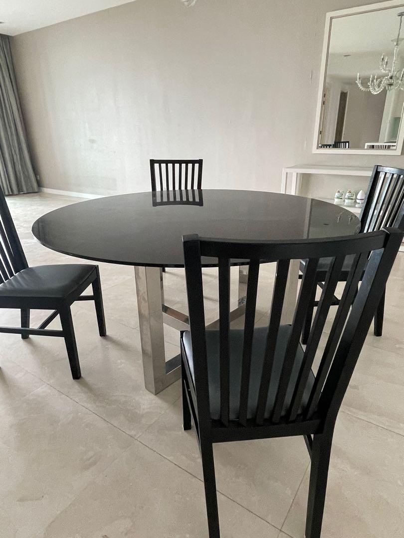 Second hand dining set, Furniture & Home Living, Furniture, Tables
