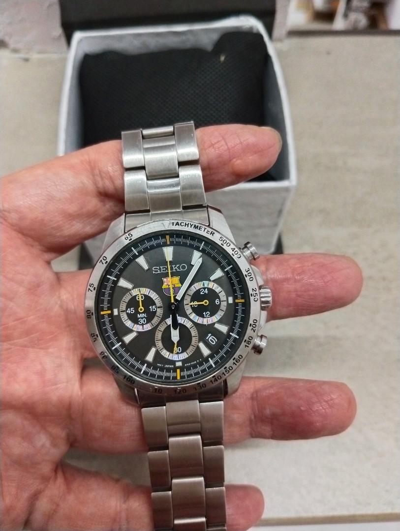 Seiko SSB073 SSB073P1 FC Barcelona Chronograph Special Edition Original