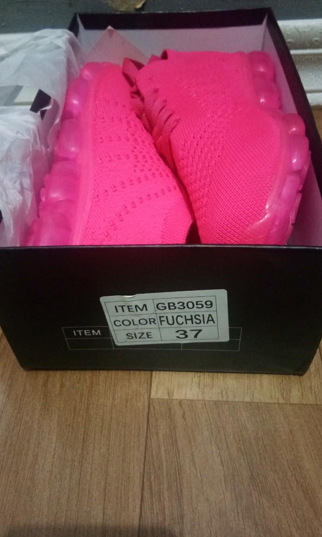 Jual Justice Justice Girls Flyknit Pink Sneakers - Sepatu Kets