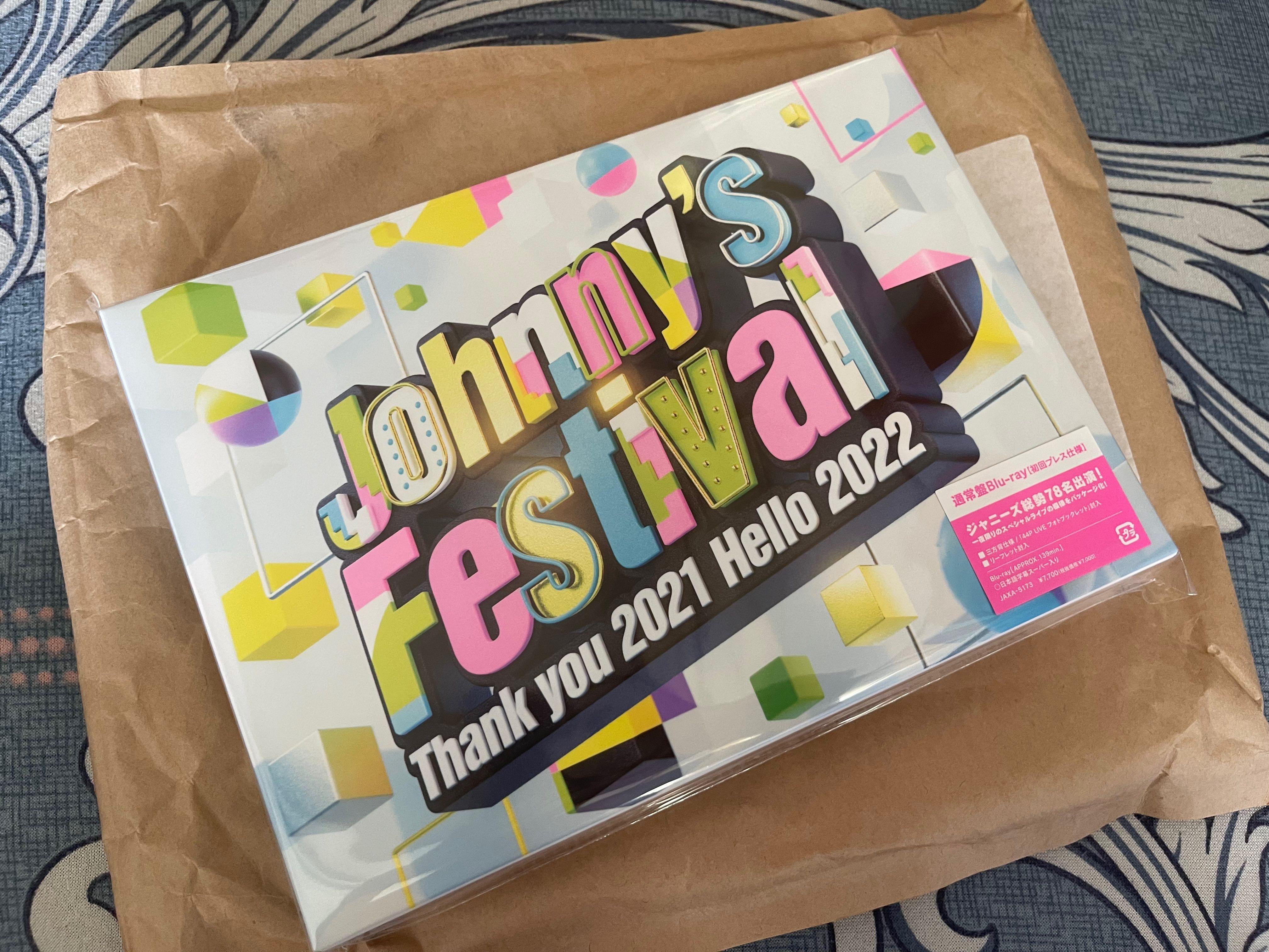 ✓包sf✓現貨>Johnny's Festival ～Thank you 2021 Hello 2022～＜初回