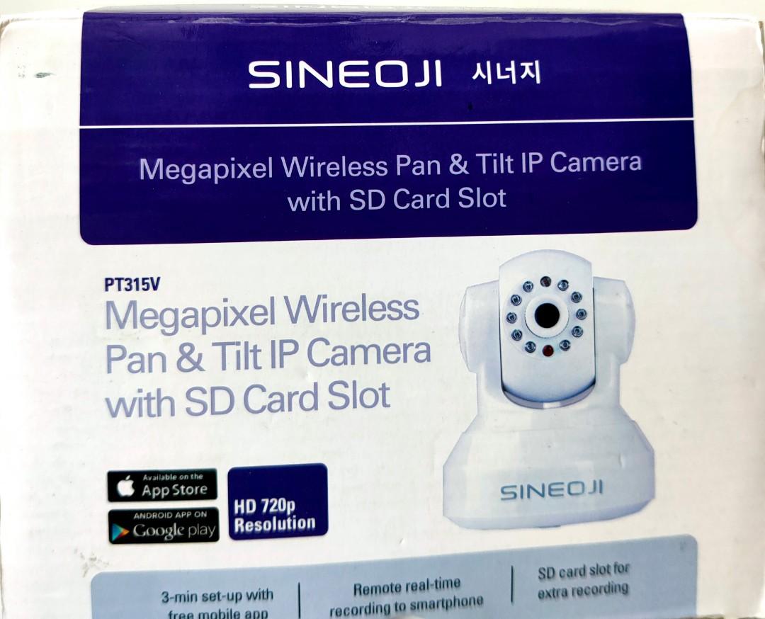 Sineoji 720P Wireless Pan Tilt IP Camera for sale 30 each AAR 1332 B2
