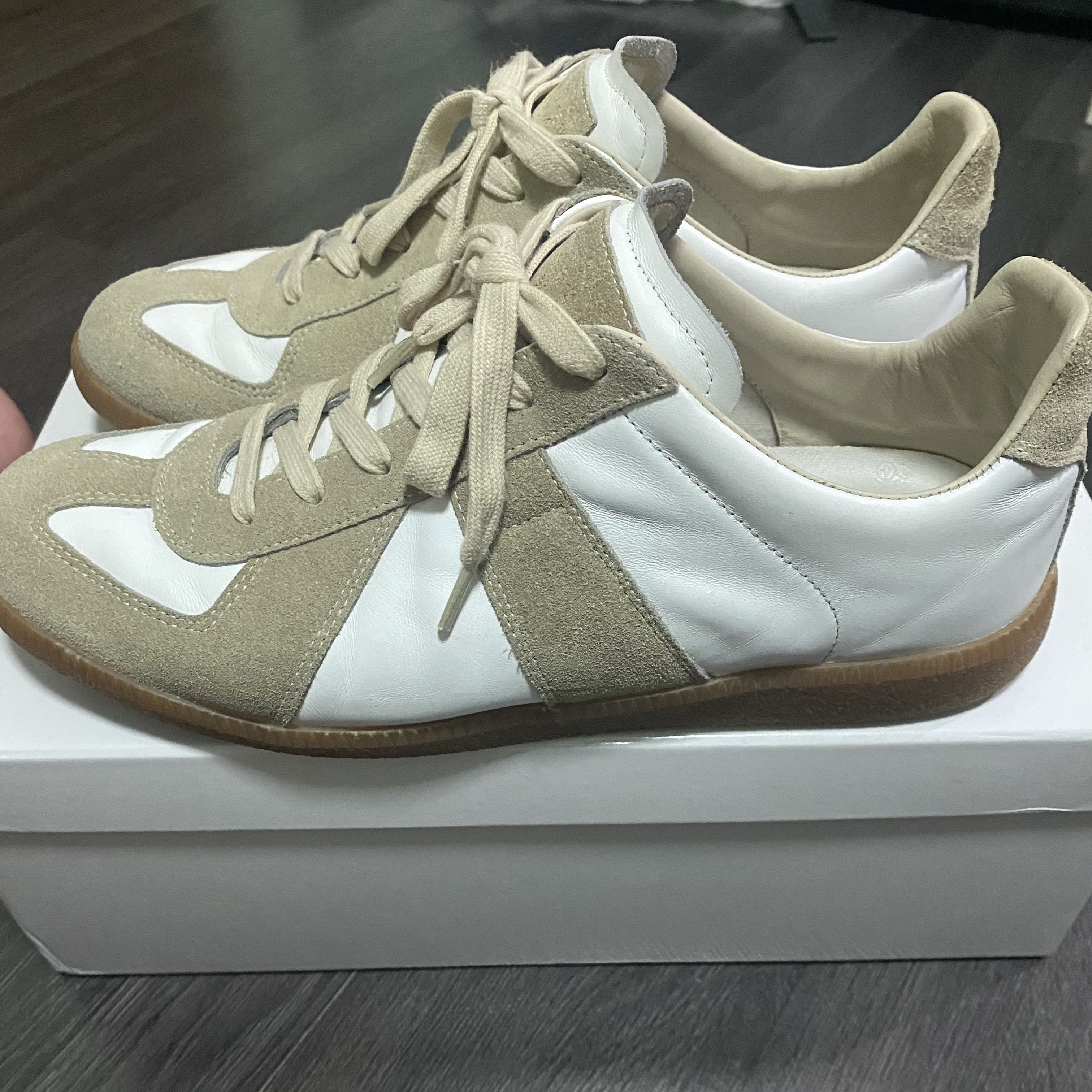 margiela army trainers