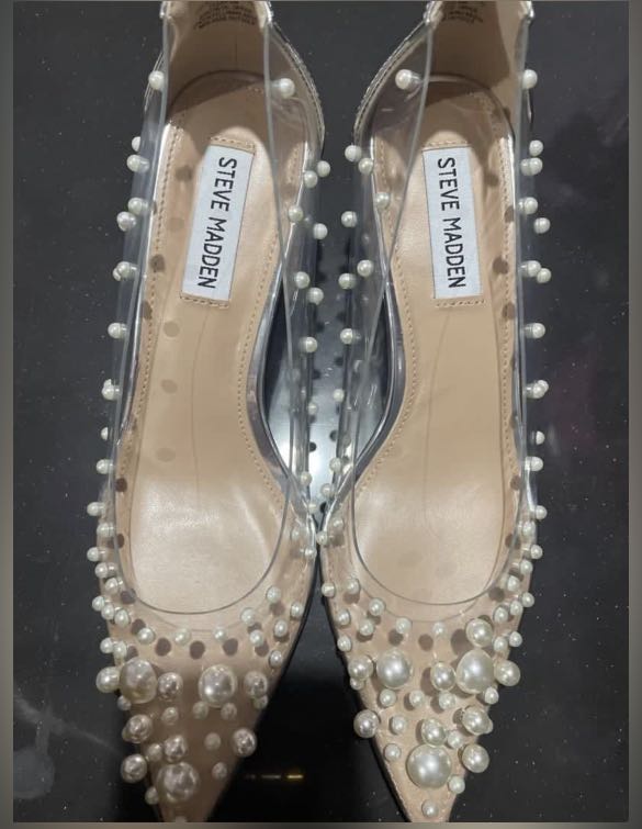 Steve madden pearl heels clearance