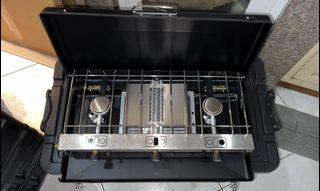 2 Burner and Grill Camping Stove
