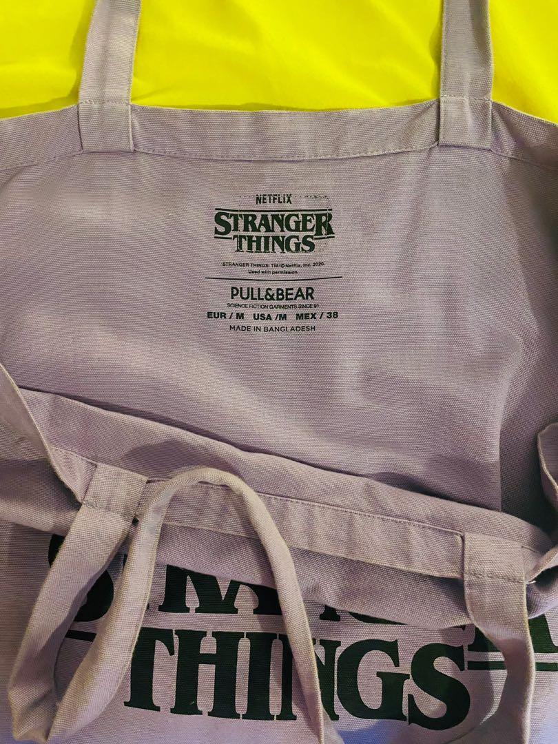 Tote bag stranger things pull and bear online