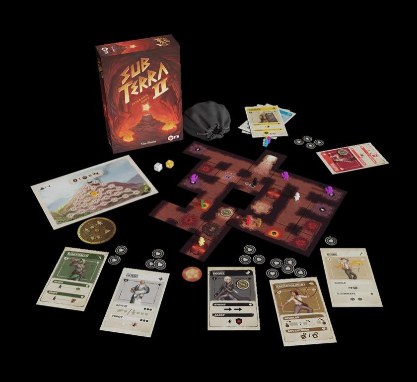 Sub Terra II Board Game with Expansions, Hobbies & Toys, Toys & Games