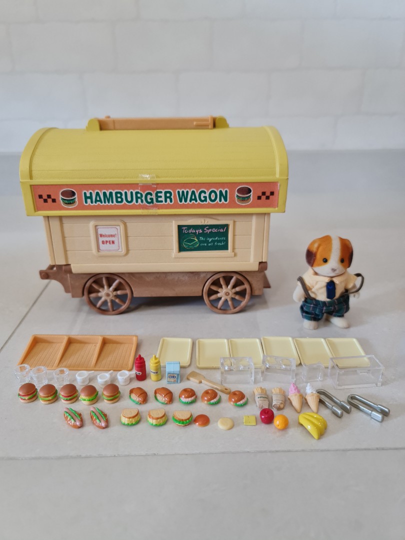 Sylvanian hamburger wagon clearance