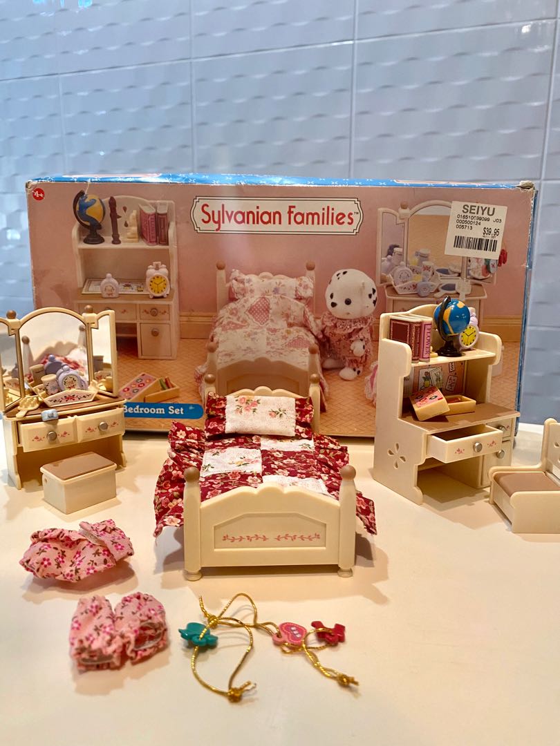Sylvanian families sister's bedroom set hot sale
