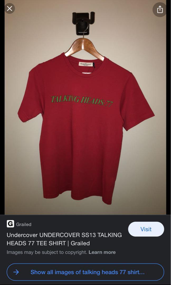 TALKING HEADS 77 Album Band Shirt Post Punk Men s Fashion Tops