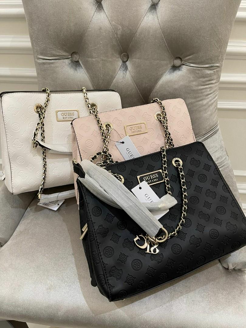 Guess logo tas sales