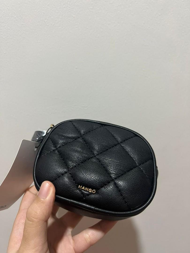 Mango quilted belt bag sales