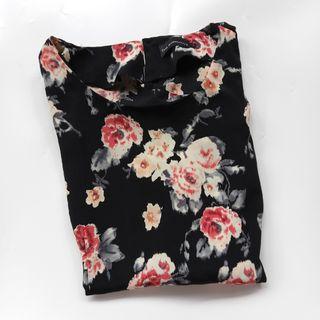 The Executive | Blouse Peplum motif bunga