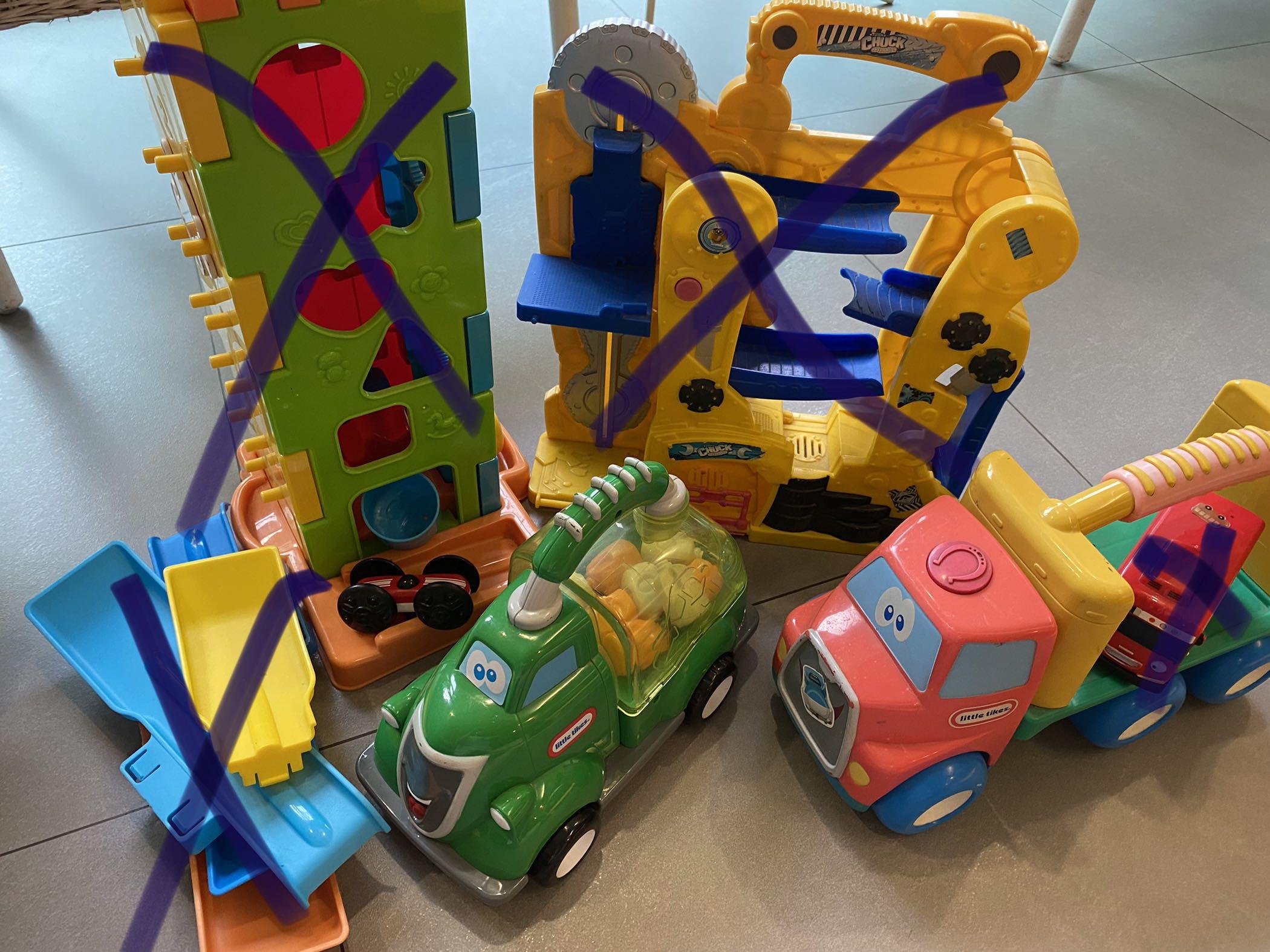 Toddler Children Toys Little Tikes Hot Wheels Chuck Babies