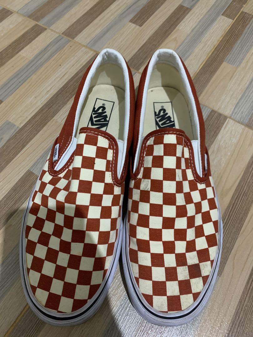 checkered vans 8.5