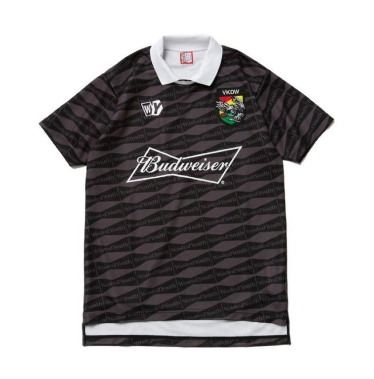 Verdy x Wasted Youth x Budweiser SOCCER GAME SHIRT, 男裝, 上身及