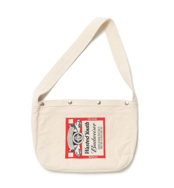 Verdy x Wasted Youth x Budweiser Monogram Canvas Paperboy Bag, 女