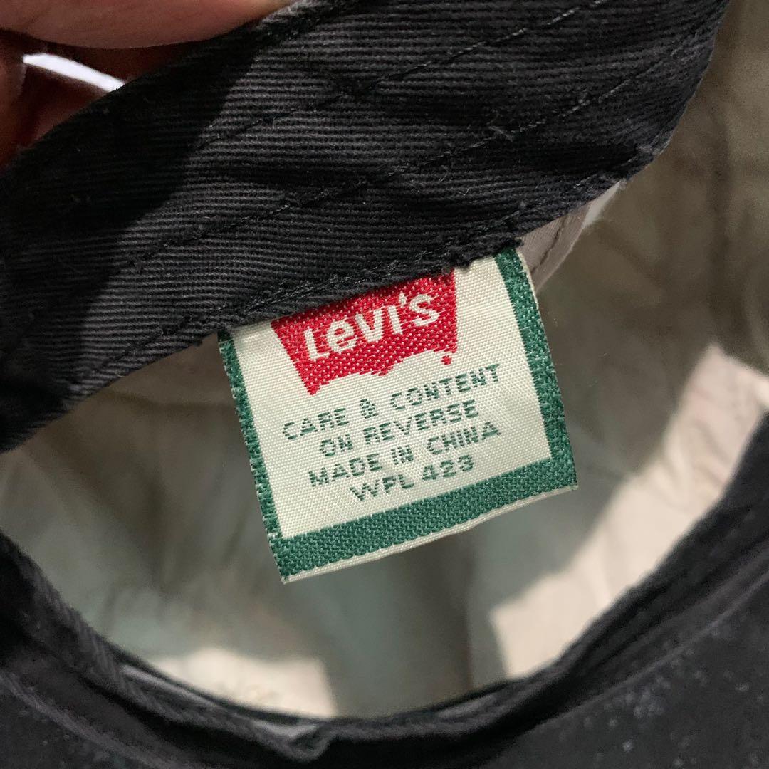 Vintage Levis Flat Cap Hat, Fesyen Pria 