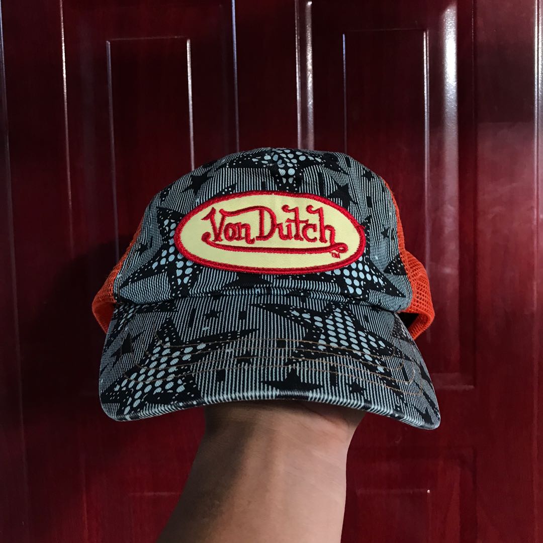 Von Dutch Trucker Hat, Men's Fashion 