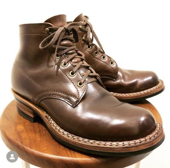 White s Brown Horsehide Semi Dress Boots 9E