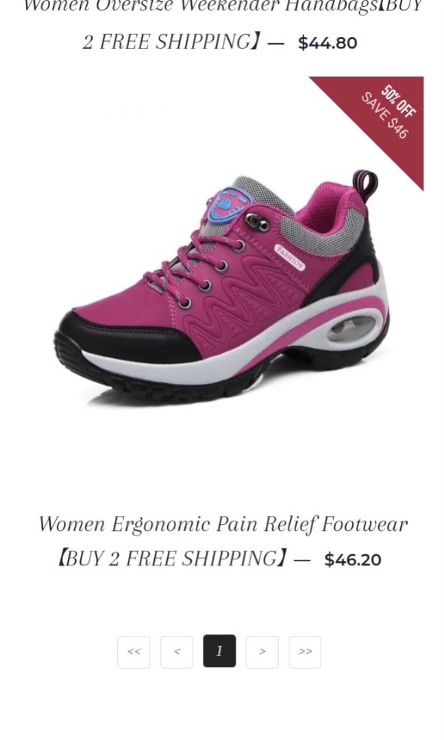 Women's ergonomics shoes, Women's Fashion, Footwear, Sneakers on Carousell