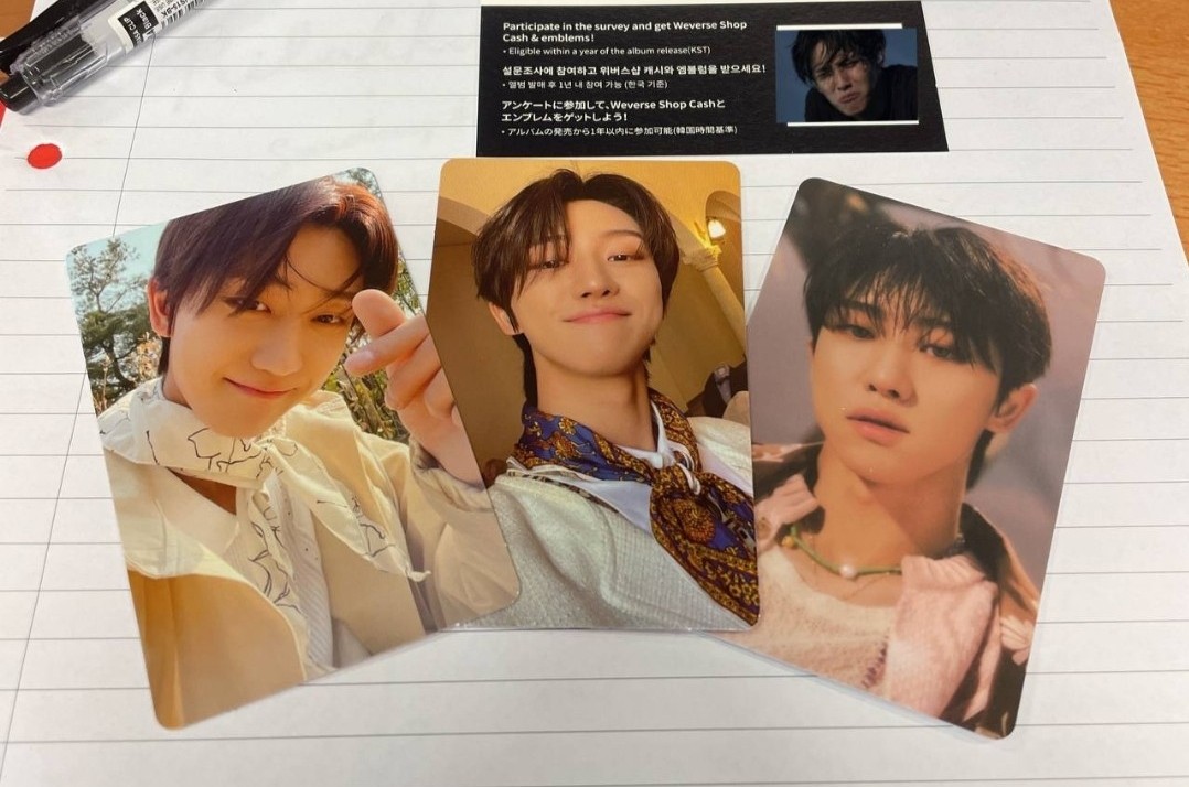 wts seventeen the8/minghao face the sun weverse pc, Hobbies & Toys