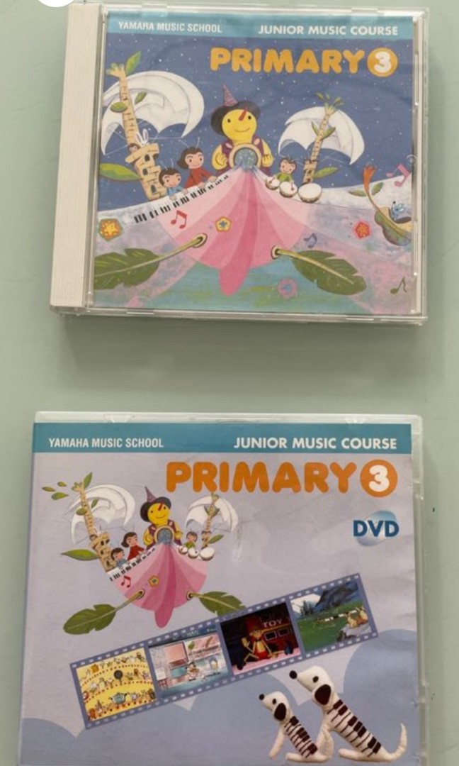 Yamaha Junior Music Course CD + DVD (Primary 4), Hobbies & Toys, Music ...