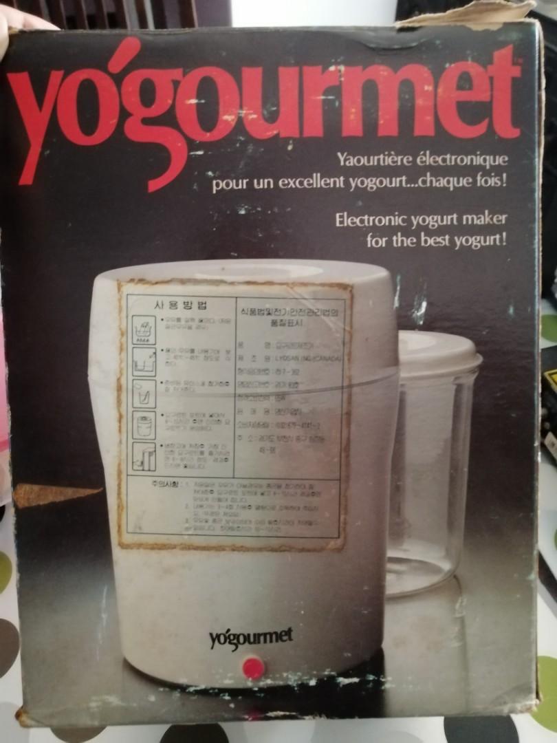 Yogourmet electric top yogurt maker