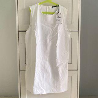 Zara white short romper playsuit