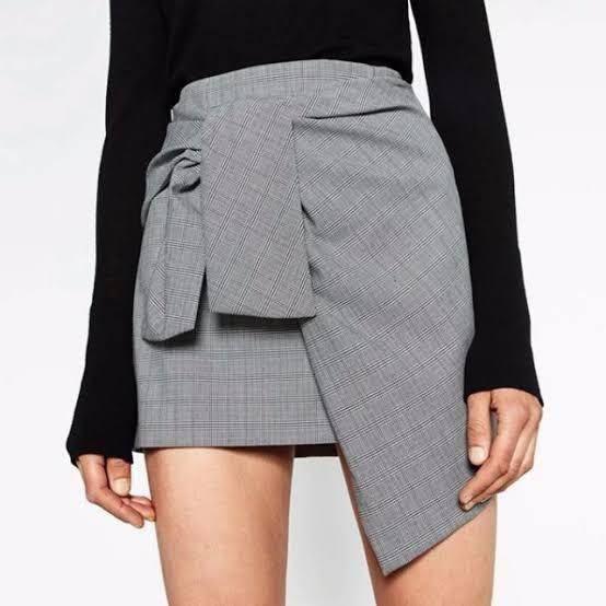 Zara wrap skirt, Women's Fashion, Bottoms, Skirts on Carousell