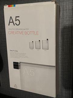 100%全新! A5水樽水壺水瓶 water bottle container