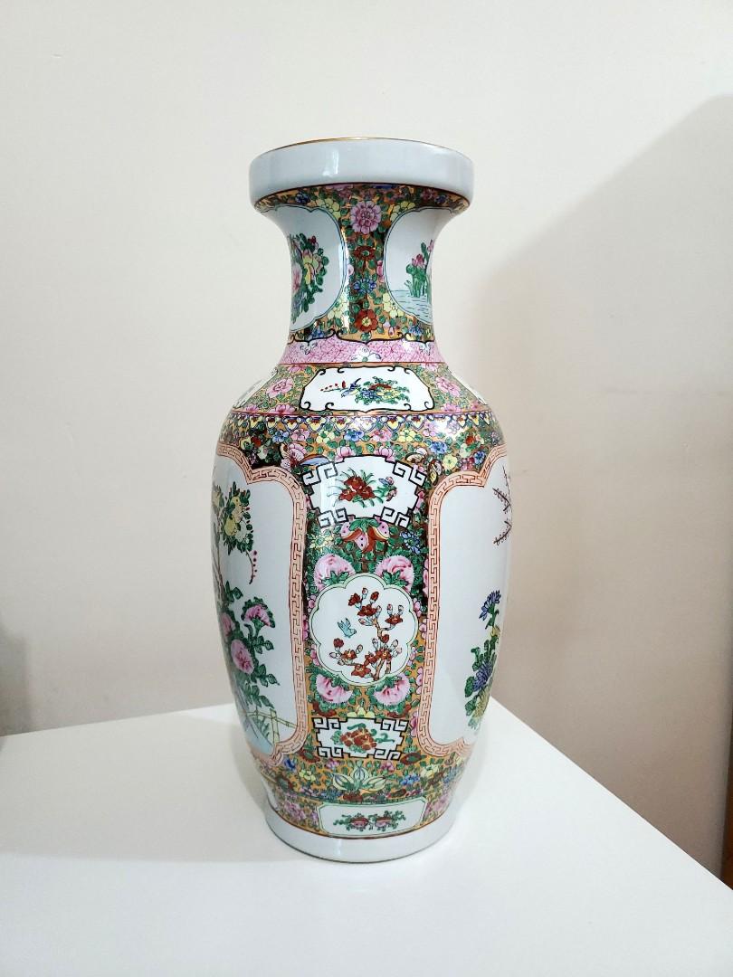 取寄せ発送品 中国美術 廣彩 人物/花鳥画 花瓶 | wolrec.org