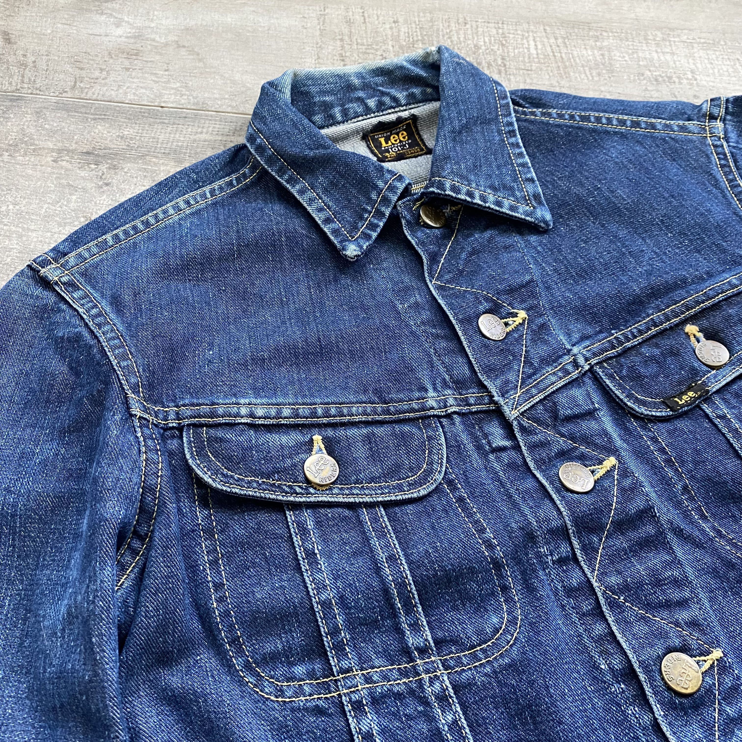 1960's Lee 101-J Denim Jacket 60s Union Made Rider USA 古着牛仔褸