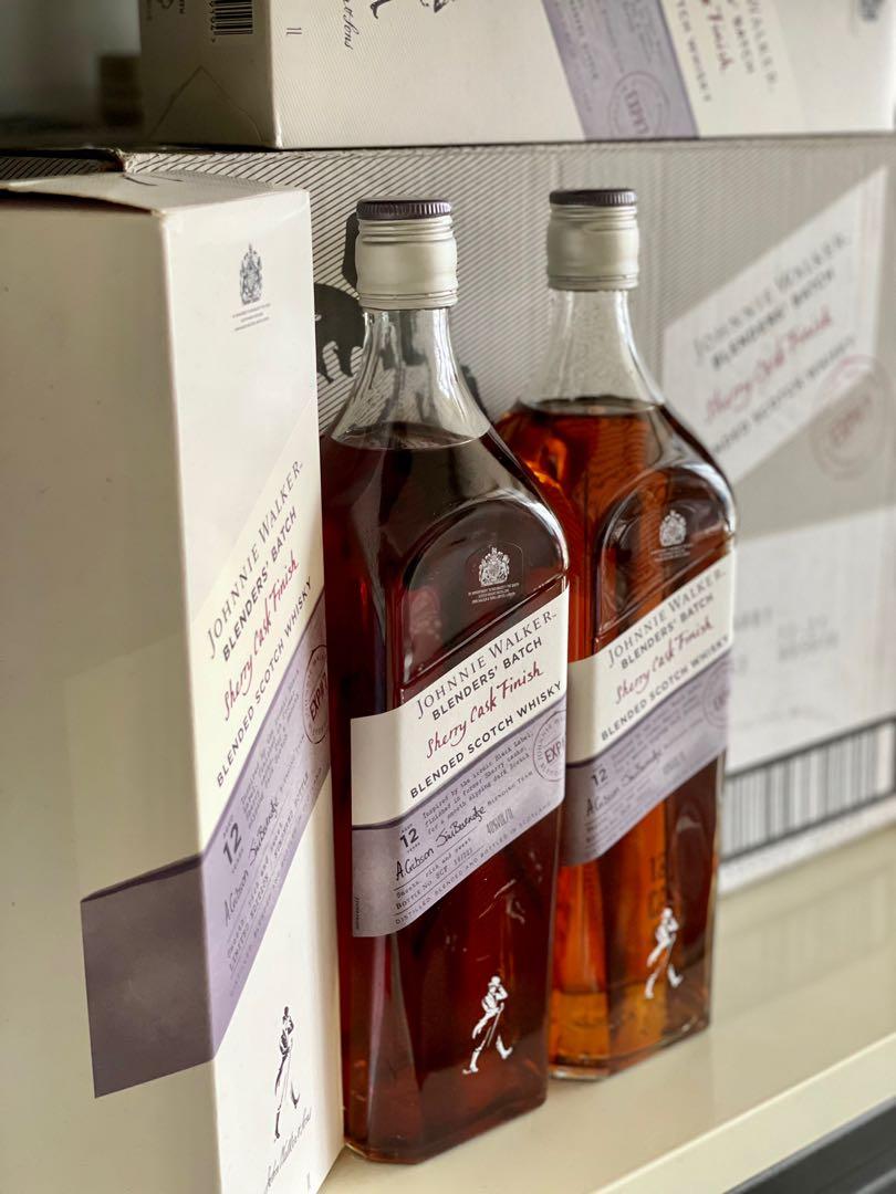 1L JW 12 Sherry Cask Finish whisky Johnnie Walker Black Label EXP 7