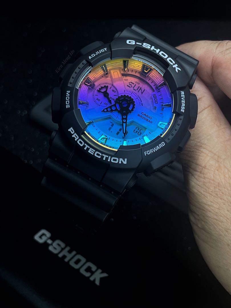 G shock ga 110 black blue cheap