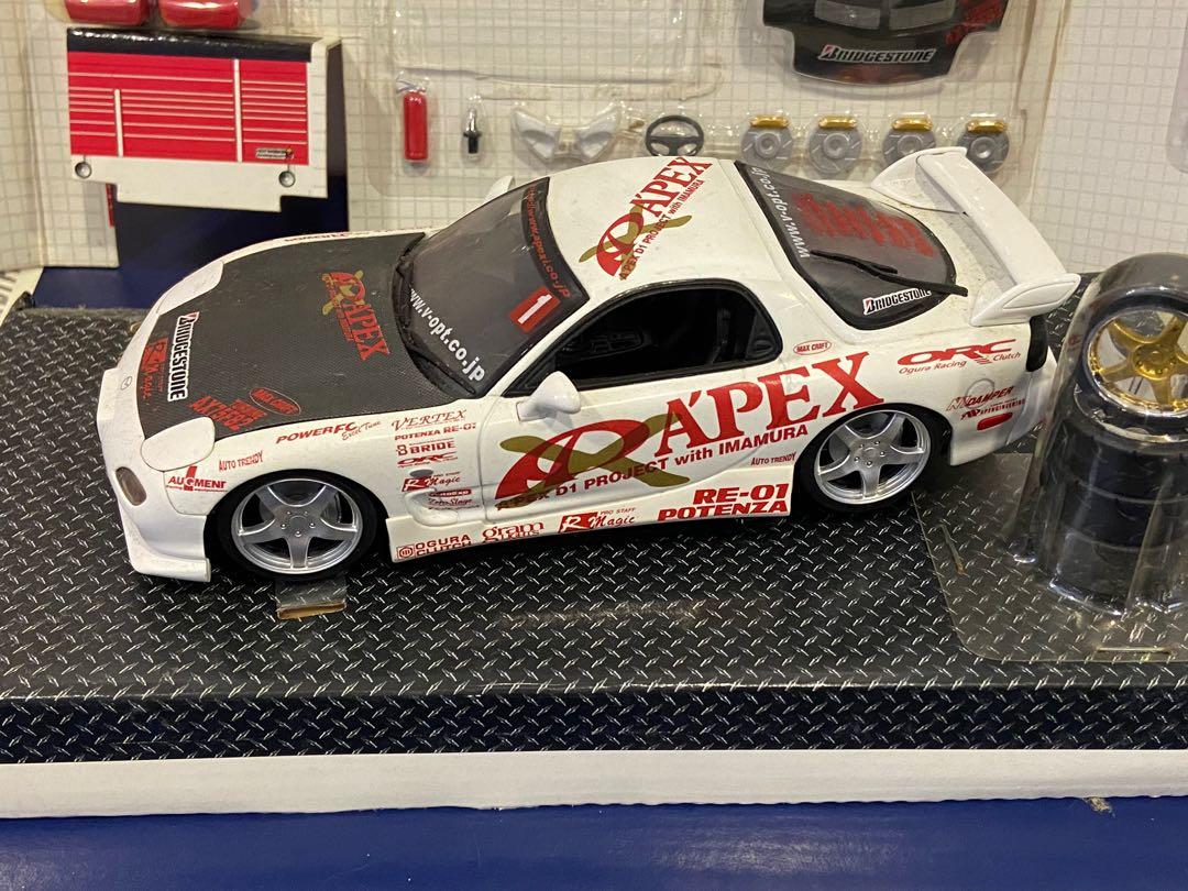 ミニカー AUTO PRO SHOP MAZDASPEED RX-7 Amazon | ホットワークス AUTO PRO SHOP マツダ RX-7 (FD3S 2001