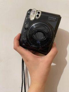 富士 Instax mini 50s 鋼琴烤漆 拍立得 無盒 附近拍鏡+電池