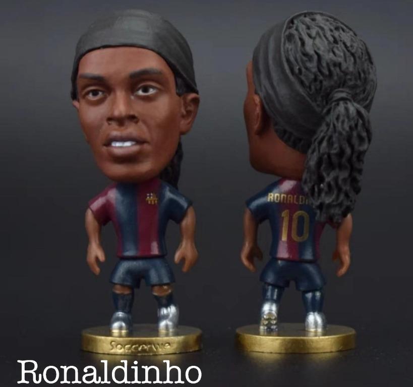 FC Barcelona Ronaldinho フィギュア 15cm Barcelona Ronaldinho Kodoto Soccerwe Football Figurine Cake Topper