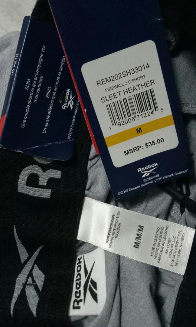 REEBOK short Men s Fashion Activewear on Carousell