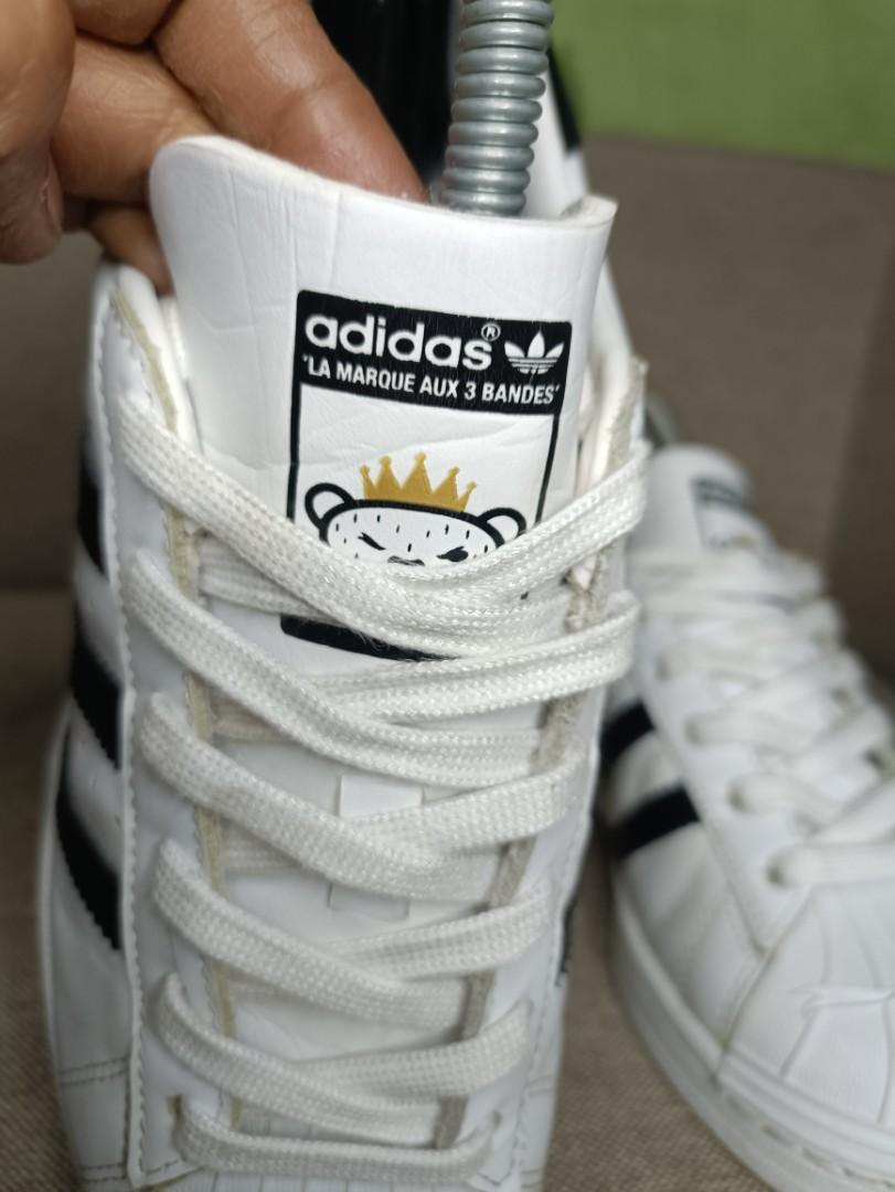 Adidas Superstar x Nigo bearfoot size 5 men. 6 women, Men's Fashion,  Footwear, Sneakers on Carousell